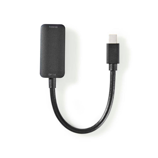 Nedis Mini DisplayPort Cable - DisplayPort 1.4, Mini DisplayPort Male, HDMI Output, Black - Blister