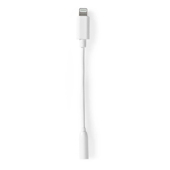 Nedis Lightning Adapter - Apple Lightning 8-Pin, 3.5 mm Female, Nickel Plated, Round - PVC