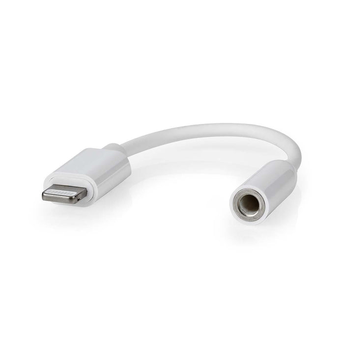 Nedis Lightning Adapter - Apple Lightning 8-Pin, 3.5 mm Female, Nickel Plated, Round - PVC