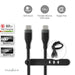 Nedis USB Cable - USB 2.0, USB-C Male, USB-C Male, Black - Box