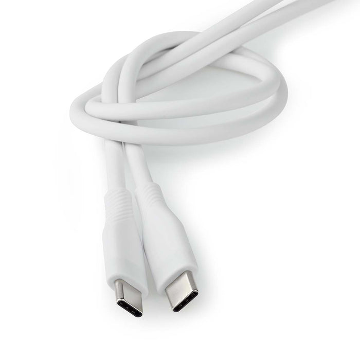 Nedis USB Cable - USB 2.0, USB-C Male, USB-C Male, White - Box