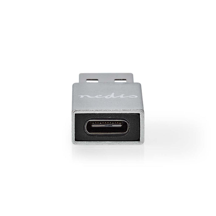 Nedis USB Adapter - USB 3.2 Gen 1, USB-A Male, USB-C Female, Black - Box