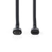 Nedis USB Cable - USB 3.2 Gen 1, USB-C Male, USB-C Female, Black - Box