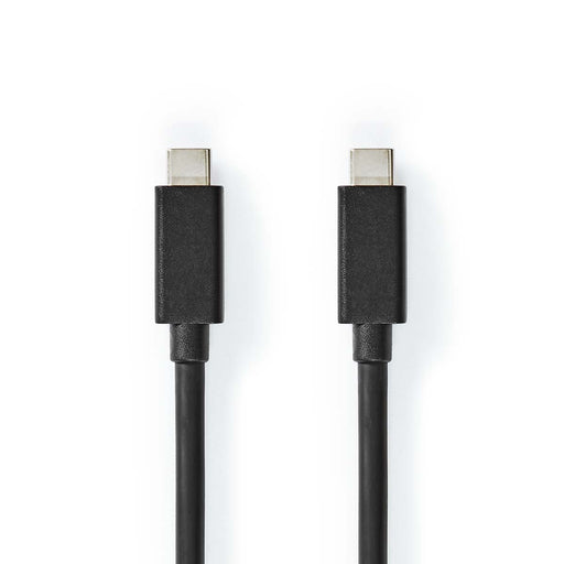 Nedis USB Cable - USB 3.2 Gen 2x2, USB-C Male, USB-C Male, Black - Box