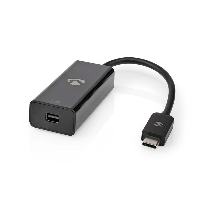 Nedis USB Adapter - USB 3.2 Gen 1, USB-C Male, Mini DisplayPort Female, Black - Box