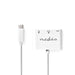 Nedis USB Adapter - USB 3.2 Gen 1, USB-C Male, HDMI Output / USB-A Female / USB-C Female, White - Box