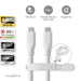 Nedis USB Cable - USB 3.2 Gen 1, USB-C Male, USB-C Male, White - Box