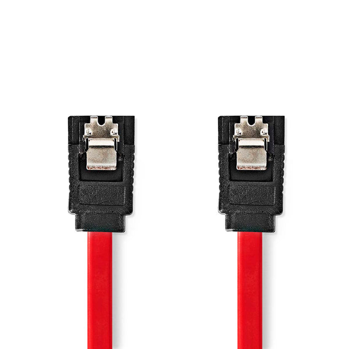 Nedis SATA Cable - 3 Gbps, SATA 7-Pin Female, SATA 7-Pin Female, Red - Box