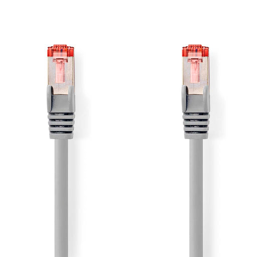 Nedis CAT6 Cable - RJ45 Male, RJ45 Male, S/FTP, Grey - Box