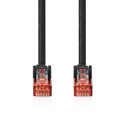 Nedis CAT6 Cable - RJ45 Male, RJ45 Male, U/UTP, Black - Box