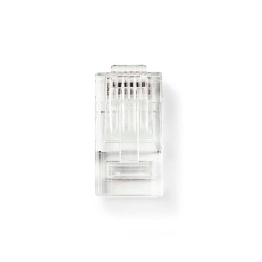 Nedis RJ45 Connector - Male, Stranded UTP CAT5, Straight, Transparent - Box