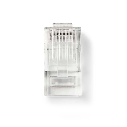 Nedis RJ45 Connector - Male, Stranded UTP CAT6, Straight, Transparent - Box