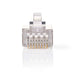 Nedis RJ45 Connector - Male, Stranded STP CAT6, Straight, Transparent - Box