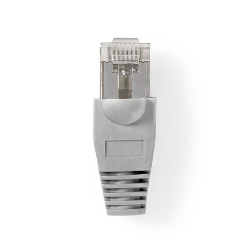 Nedis RJ45 Connector - Male, Solid UTP CAT5, Straight, Grey / Transparent - Box