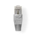 Nedis RJ45 Connector - Male, Solid UTP CAT5, Straight, Grey / Transparent - Box