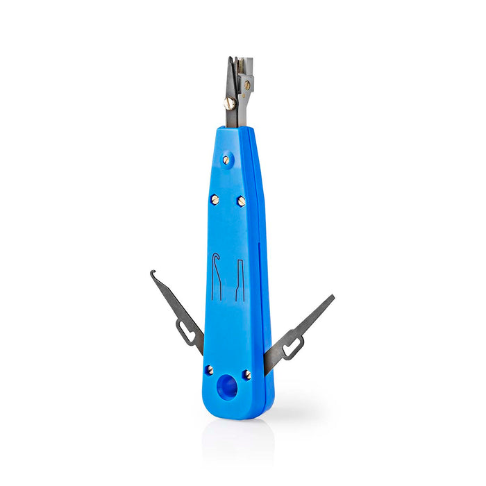 Nedis Pullers and Extractors - Suitable for: All Telecom Wiring / LSA Punch Tool / LSA Strips - Blue, 