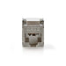 Nedis Keystone - CAT6, RJ45 Female, S/FTP, Metal - Box