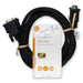 Nedis VGA Cable - VGA Male, VGA Male, Nickel Plated, Black - Label