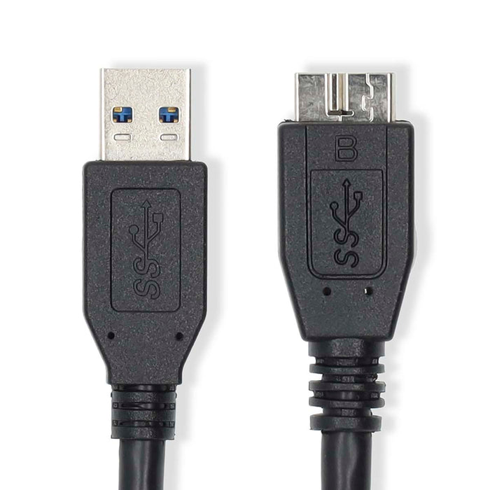 Nedis USB Cable - USB 3.2 Gen 1, USB-A Male, USB Micro-B Male, Blue - Label