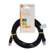 Nedis CAT5e Cable - U/UTP, RJ45 Male, RJ45 Male, Black - Label