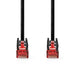 Nedis CAT6 Cable - RJ45 Male, RJ45 Male, U/UTP, Black - Label