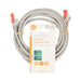 Nedis CAT6 Cable - RJ45 Male, RJ45 Male, U/UTP, Grey - Label