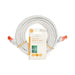 Nedis CAT6 Cable - RJ45 Male, RJ45 Male, U/UTP, White - Label