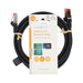 Nedis CAT6 Cable - RJ45 Male, RJ45 Male, S/FTP, Black - Label