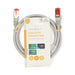 Nedis CAT6 Cable - RJ45 Male, RJ45 Male, S/FTP, Grey - Label