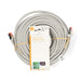 Nedis CAT6 Cable - RJ45 Male, RJ45 Male, S/FTP, Grey - Label