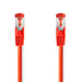 Nedis CAT6 Cable - RJ45 Male, RJ45 Male, S/FTP, Red - Label