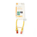 Nedis CAT6 Cable - RJ45 Male, RJ45 Male, S/FTP, Yellow - Label