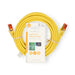 Nedis CAT6 Cable - RJ45 Male, RJ45 Male, S/FTP, Yellow - Label