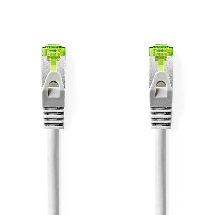 Nedis CAT7 Cable - S/FTP, RJ45 Male, RJ45 Male, Grey - Label