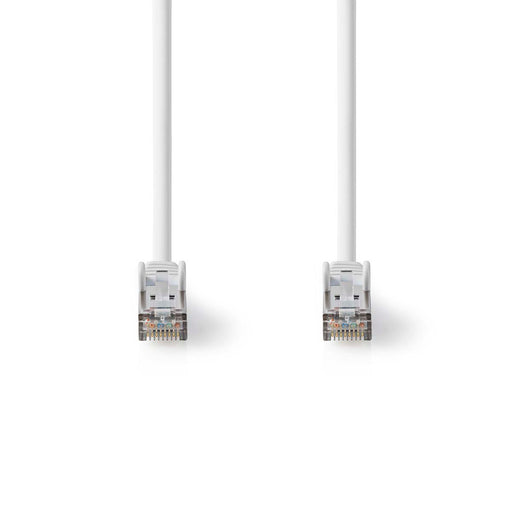 Nedis Cat 8.1 Cable - S/FTP, RJ45 Male, RJ45 Male, White - Label