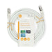 Nedis Cat 8.1 Cable - S/FTP, RJ45 Male, RJ45 Male, White - Label