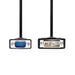 Nedis DVI Cable - DVI-A 12+5-Pin Male, VGA Male, 1024x768, Black - Envelope