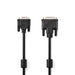 Nedis DVI Cable - DVI-A 12+5-Pin Male, VGA Male, 1024x768, Black - Envelope