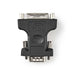 Nedis VGA Adapter - VGA Male, DVI-I 24+5-Pin Female, Nickel Plated, Black - Polybag