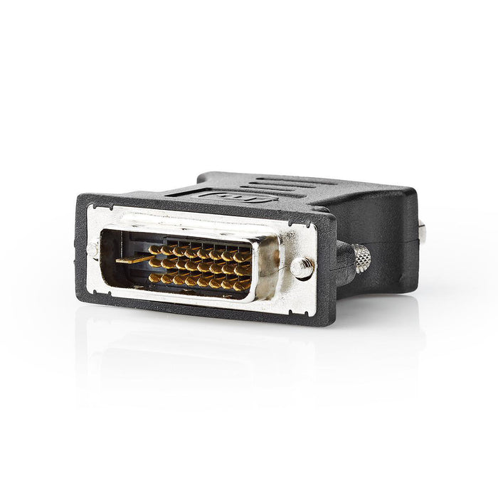 Nedis DVI Adapter - DVI-D 24+1-Pin Male, VGA Female, Nickel Plated, Black - Polybag