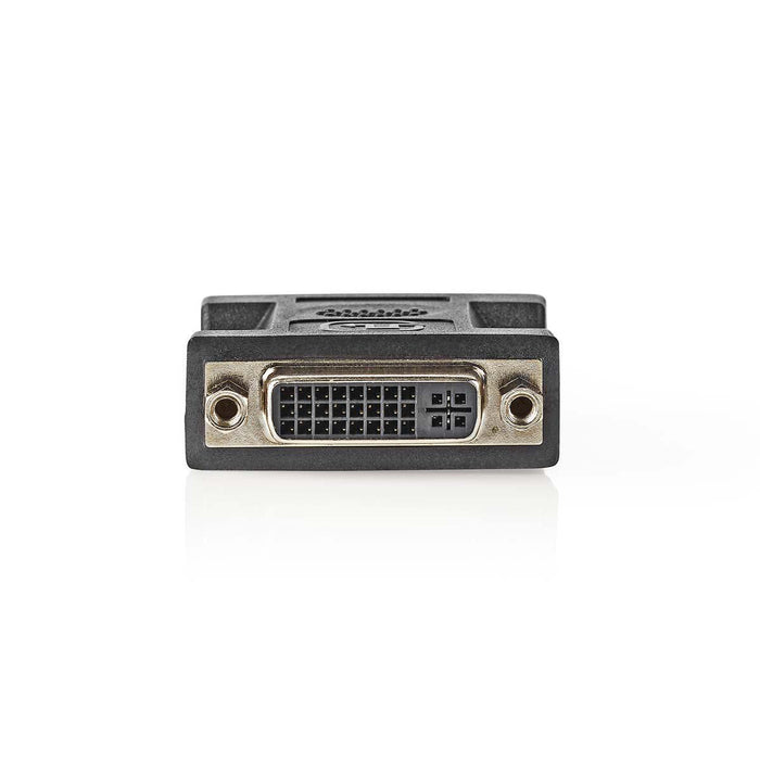 Nedis DVI Adapter - DVI-I 24+5-Pin Female, DVI-I 24+5-Pin Female, Nickel Plated, Black - Polybag