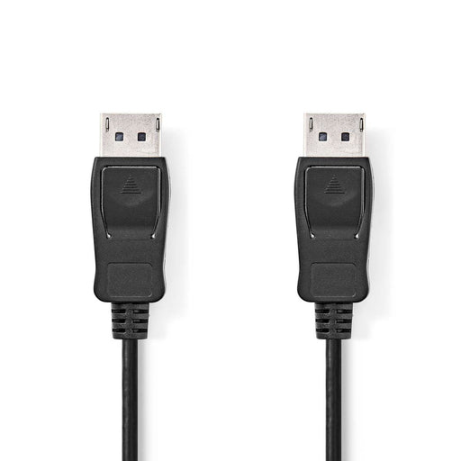 Nedis DisplayPort Cable - DisplayPort Male, DisplayPort Male, 4K@60Hz, Black - Polybag