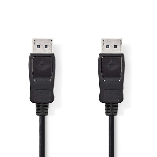 Nedis DisplayPort Cable - DisplayPort Male, DisplayPort Male, 4K@60Hz, Black - Polybag