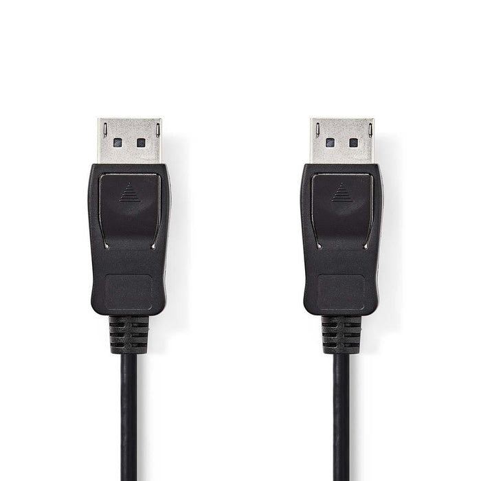 Nedis DisplayPort Cable - DisplayPort Male, DisplayPort Male, 4K@60Hz, Black - Polybag