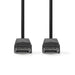 Nedis DisplayPort Cable - DisplayPort Male, DisplayPort Male, 8K@60Hz, Black - Polybag