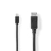 Nedis Mini DisplayPort Cable - DisplayPort 1.4, Mini DisplayPort Male, DisplayPort Male, Black - Polybag