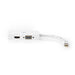 Nedis DisplayPort Adapter - Mini DisplayPort Male, DVI-D 24+1-Pin Female / HDMI Female / VGA Female, 4K@60Hz, White - Polybag