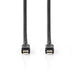 Nedis Mini DisplayPort Cable - DisplayPort 1.4, Mini DisplayPort Male, Mini DisplayPort Male, Black - Polybag