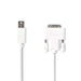 Nedis Mini DisplayPort Cable - DisplayPort 1.2, Mini DisplayPort Male, DVI-D 24+1-Pin Male, White - Polybag