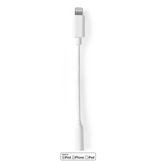 Nedis Lightning Adapter - Apple Lightning 8-Pin, 3.5 mm Female, Nickel Plated, Round - TPE